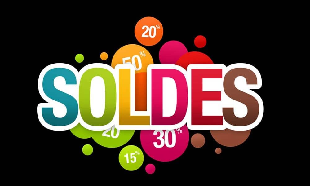 Le logo des soldes