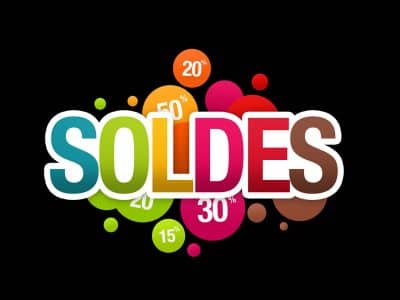 Le logo des soldes