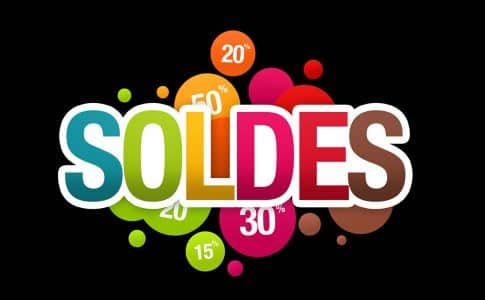 Le logo des soldes