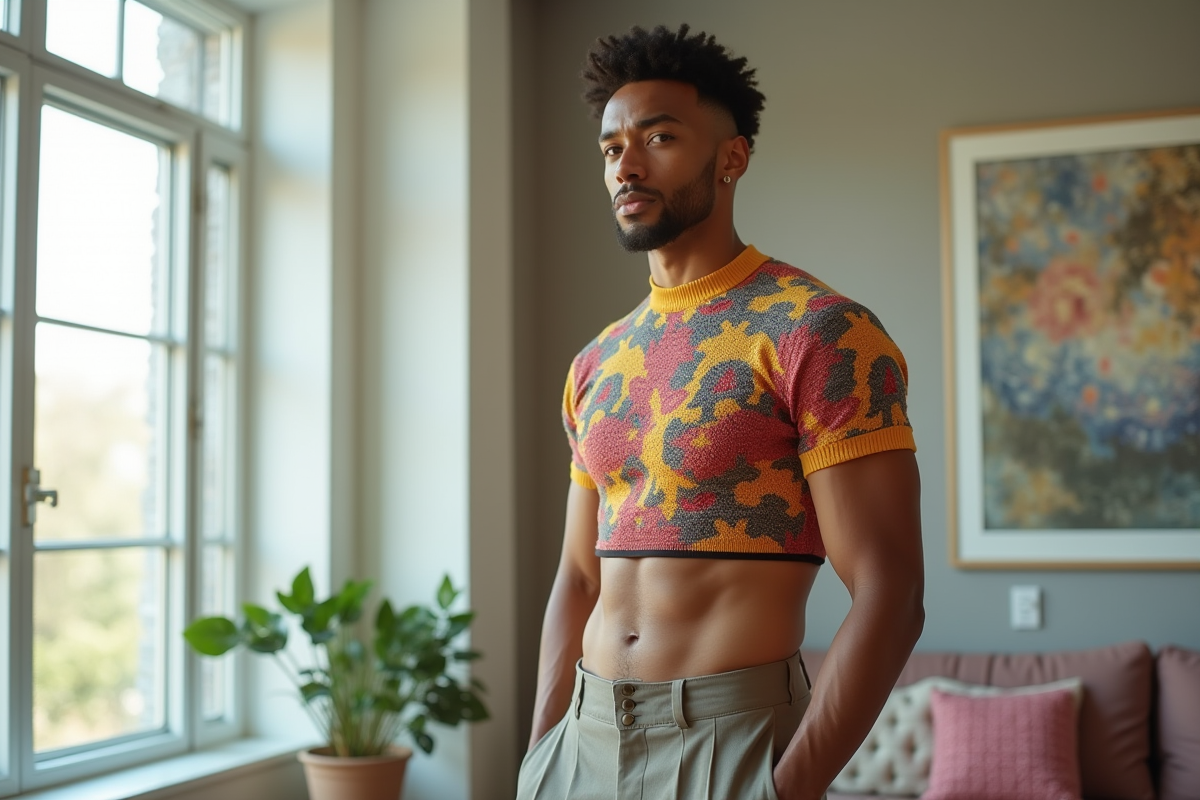 homme crop top