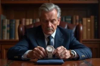 Montre luxueuse en diamants et or à 55 millions de dollars