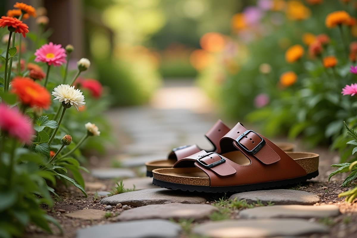 sandales confortables